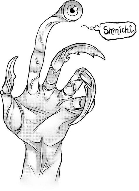 Parasyte Anime Tattoo Ideas, Parasyte Anime Tattoo, Parasite Wallpaper, Parasite Tattoo, Parasyte Wallpaper, Parasyte Shinichi, Migi Parasyte, Anime Parasyte, Goku Coloring Pages