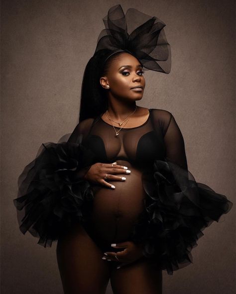 Maternity Shoot Bodysuit, Maternity Shoot Black Women, Studio Maternity Shoot, Black Motherhood, Maternity Photography Poses Pregnancy Pics, Maternity Photoshoot Outfits, Womens Leotards, Maternity Photoshoot, Mesh Bodysuit