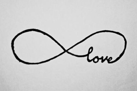 Tattoo....Love is forever.  The figure 8 sideways is the symbol for infinity. My favorite #, my sons bd...8/8/03.  colleenkp What I Like About You, The Word Love, Geniale Tattoos, Infinity Sign, Infinite Love, Infinity Love, Word Love, To Infinity And Beyond, Love Tattoos