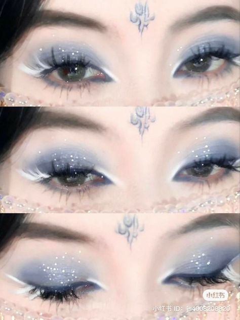 Makeup Ethereal, Snow Makeup, Anime Eye Makeup, Cute Eye Makeup, Doll Eye Makeup, Korean Eye Makeup, Ethereal Makeup, Photography Contest, Eye Makeup Designs