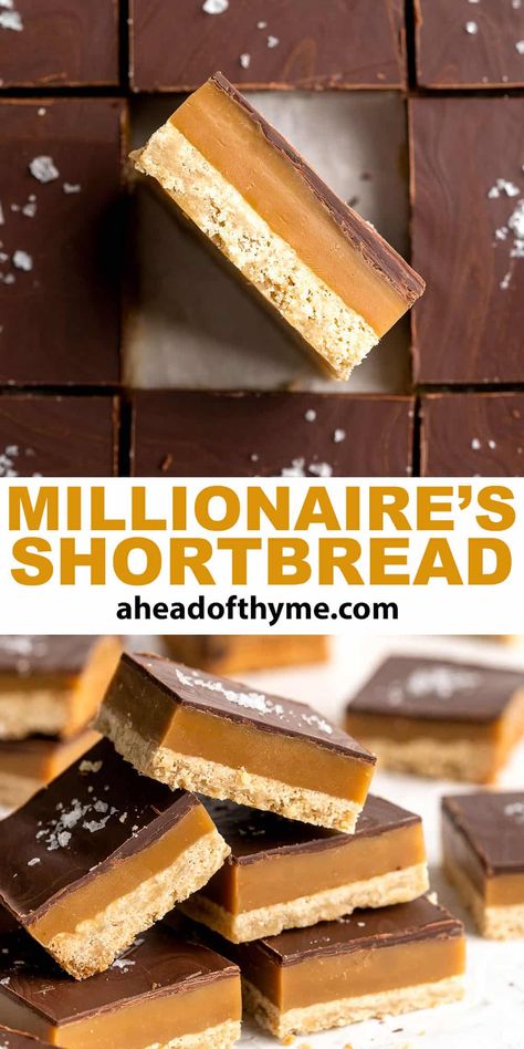 Millionaire\'s Shortbread Easter Millionaire Shortbread, Millionaires Shortbread Bars, Millionaire Bars Food Network, Shortbread Millionaire Bars, Million Dollar Cookie Bars, Million Shortbread, Million Dollar Shortbread Bars, Millionaire Shortbread Recipe Easy, Easy Millionaire Shortbread