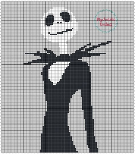 C2c Jack Skellington Crochet Pattern, Christmas Crochet Blanket Pattern, Nightmare Before Christmas Crochet, Nightmare Before Christmas Blanket, Graphghan Patterns, Christmas Crochet Blanket, Crochet Yarns, Graph Patterns, Crochet Graph