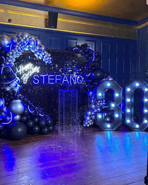 Transform your event with our dazzling Maxi Sequin wall backdrop, complete with balloon garlands, neon ropes, a custom neon sign, and sparkling light-up numbers! ✨💙 . . . . . #Sequinwall #partydecor #customneonsign #lightnumbers Sequin Wall Backdrop, Sequin Wall, Sparkling Lights, Wall Backdrops, Custom Neon, Custom Neon Signs, Balloon Garland, Neon Sign, Light Up