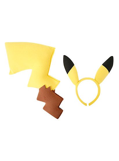 Pokemon Pikachu Tail & Ears Costume KitPokemon Pikachu Tail & Ears Costume Kit, Pikachu Costume Kids, Pikachu Costume Diy, Pokemon Costumes Diy, Pikachu Halloween Costume, Pikachu Tail, Pikachu Ears, Pokemon Halloween Costume, Pikachu Halloween, Pikachu Costume