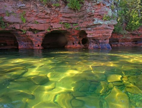 Apostle Islands Wisconsin, Sand Island, Apostle Islands, Sea Cave, Kayak Tours, Hidden Places, Secret Places, Lake Superior, Great Lakes