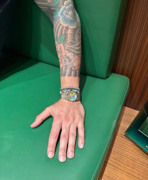 John Mayer Tattoo, Emoji Puzzle, New Emoji, John Mayer, His Hands, Gq, Hands On, Rolex, The Year