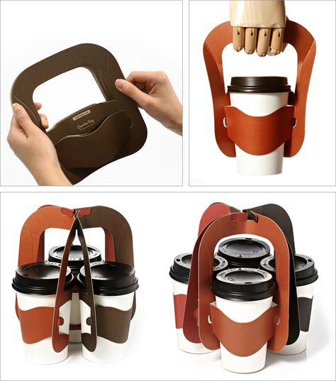 PRONTO Cup Holder Ideas, Cafe Barista, Coffee Holder, Coffee Bike, Coffee Cup Holder, Delivery Bag, Coffee Cup Sleeves, Coffee Shop Logo, Tea Cafe