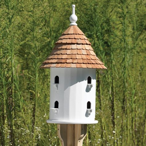 (#41401) Lazy Hill Bird House Walpole Outdoors, Charleston Gardens, Birdhouses Bird Feeders, Cedar Roof, Bird House Feeder, White Flower Farm, Bird House Kits, Birdhouse Designs, Diy Bird Feeder