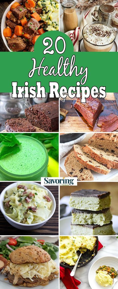 Cabbage Sides, Irish Dinner Recipes, Irish Recipes Appetizers, Irish Dinner, Main Entree Recipes, Irish Recipes Authentic, Breakfast Drinks, Irish Desserts, Irish Recipes Traditional