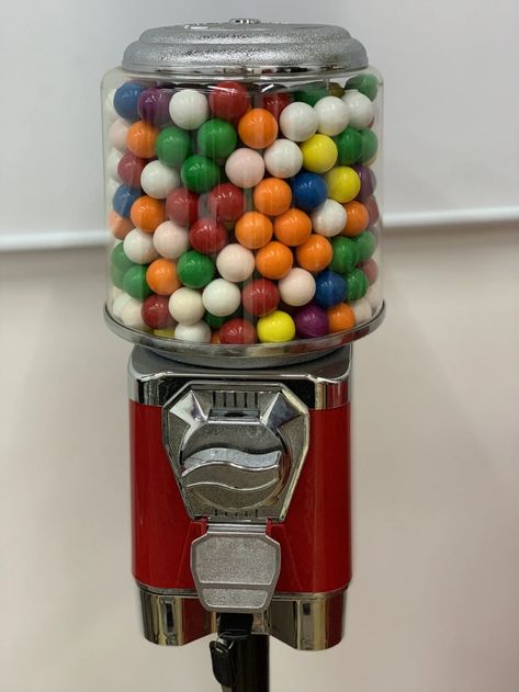 Old Gumball Machine, Object Reference, Gumball Machines, Gumball Machine, Chewing Gum, Old Ones, Slot Machine, Glass Containers, Candy Machine