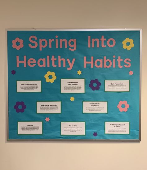 March Bulletin Board, Work Bulletin Boards, Ra Bulletins, Ra Bulletin Boards, Priorities List, Ra Ideas, School Nurse, Board Ideas, Nursing School