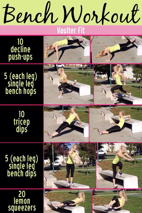 Bench workout Playground Workout, Park Workout, Workout Bench, Bench Workout, Best Home Design, Outdoor Workout, Health Shop, Find Your Way, Workout Ideas