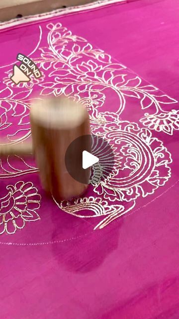 Palash on Instagram: "✨ Sneak peek behind the scenes! Witness the intricate pitta work embroidery transforming our Chanderi Kurti into a masterpiece. 

Stay tuned for the grand reveal of our exquisite pure silk collection! ✨ 

#BehindTheScenes #ChanderiKurti #HandEmbroidery #PittaWork #SneakPeek #ArtisanCraftsmanship #PureSilk #SpecialOccasions #EthnicWear #TraditionalCraft #IndianFashion #HandloomLove #FashionBehindTheScenes #ArtistryInMotion #ComingSoon #StayTuned #HandcraftedLuxury #CulturalHeritage #EmbroideryArt #FashionInProgress #WorkInProgress #ArtisanalFashion #TextileArt #IntricateDetails #FashionDesign #HandmadeWithLove #SilkFashion #ArtisanalCraft #FashionPreview #ArtisanWork

Follow for more amazing collections @palashstore @palashstore @palashstore" Pitta Work Embroidery, Pitta Work, Artisan Fashion, Creative Embroidery, Traditional Crafts, Embroidery Art, Beaded Embroidery, Textile Art, Sneak Peek