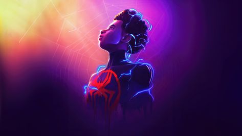 Miles Morales Spiderman Across The Spider Verse Wallpaper Into Spiderverse, Across The Spider Verse Wallpaper, Spider Verse Wallpaper, Portal Wallpaper, Spiderman Across The Spider Verse, Wallpaper Spiderman, Spider People, Games Wallpaper, Image For