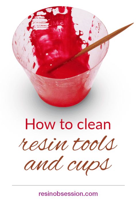 How To Clean Up Epoxy Resin, How To Clean Resin Cups, How To Paint On Resin, Resin Tabletop Diy, Epoxy Resin Ideas Projects, How To Clean Resin Molds, Diy Epoxy Tumbler, Epoxy Pour, Resin Tools