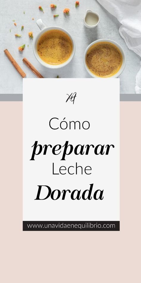 La cúrcuma es el ingrediente principal en la preparación de la leche dorada; conocida como golden milk o leche de oro. Esta es una especie súper valorada en la medicina ayurveda. La leche dorada es una bebida aliada de la salud por sus maravillosos beneficios. ¿Cómo se prepara la leche dorada? Te dejo la receta en el blog. #goldenmilk #lechedorada #receta #recipe #pasos #ingredientes #cúrcuma Ideas Cuarto, Golden Milk, Ayurveda, Condiments, Dessert Recipes, Easy Meals, Yoga, Desert Recipes