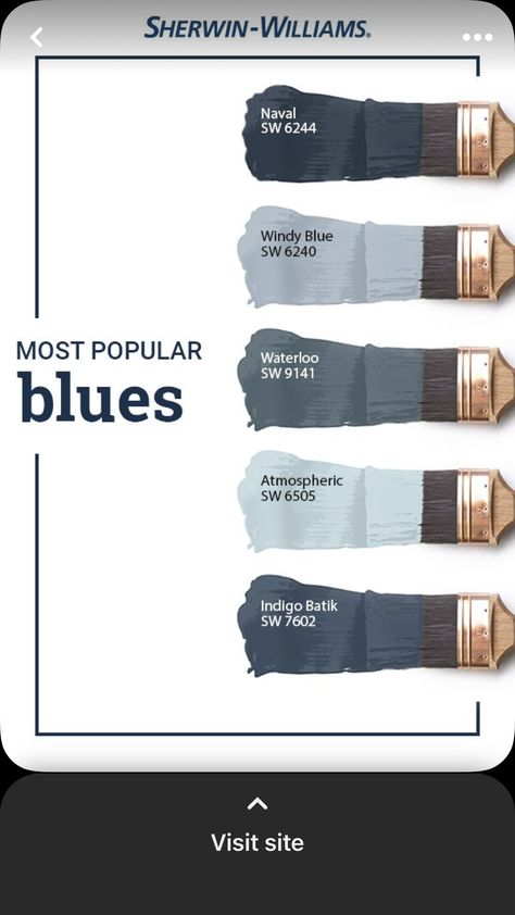 Paint Colors For Bathroom Cabinets, Colors For Bathroom Cabinets, Blue Paint Colors For Bathroom, Moody Blue Paint Colors, Paint Colors For Bathroom, Moody Blue Paint, Windy Blue, Blue Paint Color, Office Paint