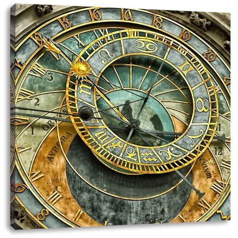 Sun Dial Tattoo, Sun Dial, Sundials, Art Square, Metal Hanger, Wall Mount Bracket, Lake Wall Art, Glass Pictures, Color Effect