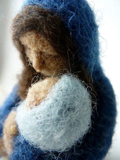 Felted Nativity, Modern Nativity Set, Nativity Decor, The Nativity Scene, Felted Christmas, Needle Felted Christmas, Needle Felting Tutorials, Nativity Sets, Nativity Scenes