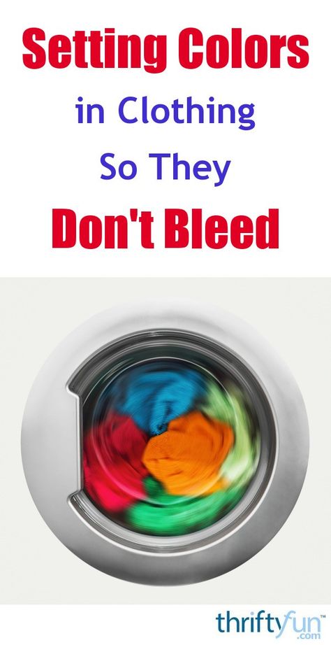 Some types and colors of clothing dye are more likely to bleed in the wash. There are some products you can use to prevent bleeding. This is a guide about setting colors in clothing so they don't bleed. Removing Set In Stains From Clothes, Homemade Laundry Detergent Liquid, Clothes Life Hacks, Clothes Dye, Old To New, Tie Dye Colors, Diy Clothes Life Hacks, Cleaners Homemade, Cleaning Checklist