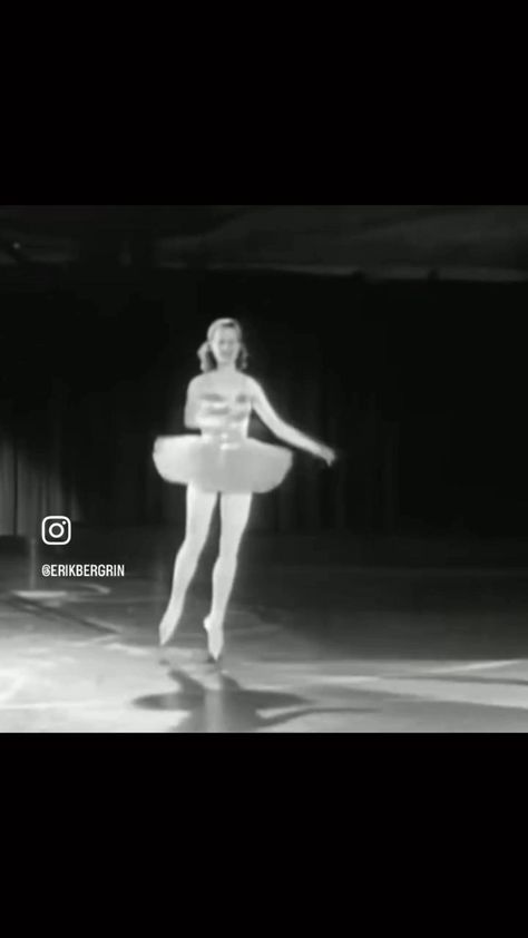 Ballet video of the 1st ballerina, Darlene Parent (born Gilbert) skating with pointe shoe ice skates in the 1950’s