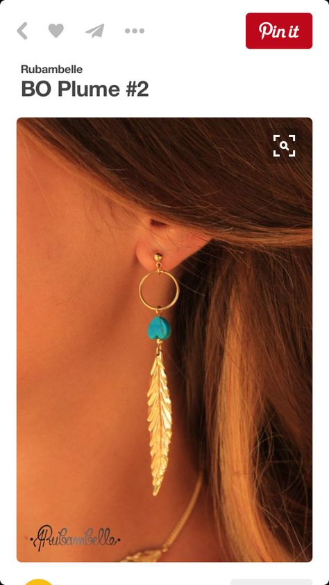 Pendulum Earrings, قلادات متدلية, Circle Earrings Studs, Earrings Inspiration, Diy Schmuck, Feather Earrings, Bijoux Diy, Hippie Chic, Diy Earrings