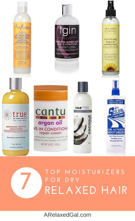 Leave-in conditioners are an important part of a healthy relaxed hair regimen. Check out this list of the top seven leave-in conditioners for relaxed hair. | A Relaxed Gal #relaxedhair #healthyhairregimen #relaxedhairproducts #leaveinconditioner #hairmoisturizer Relaxed Hair Regimen, Relaxed Hair Journey, Healthy Hair Regimen, Healthy Relaxed Hair, Relaxed Hair Care, Hair Care Oil, Hair Regimen, Hair Porosity, Healthy Hair Journey