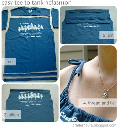 upcycle old tshirts? Umgestaltete Shirts, Diy Vetement, Shirt Refashion, Techniques Couture, Kleidung Diy, Tshirt Crafts, Ropa Diy, Old T Shirts, How To Sew