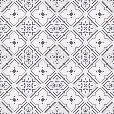 Jardin Encaustic Tile - Rever Tiles | Vibrant, Beautiful & Timeless New Classic Interior, Honeycomb Tile, Fireplace Tiles, White Washed Furniture, Encaustic Tiles, Tiled Hallway, Printed Tile, Handmade Patch, Tile Texture