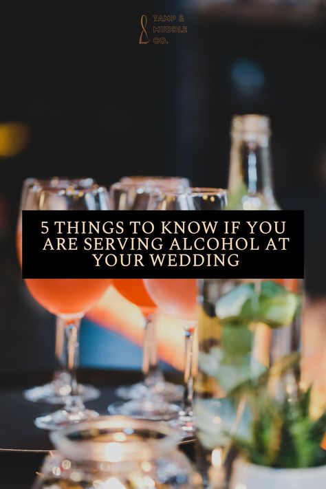 Are you planning to serve alcohol at your wedding? There are a few important things to know before you serve alcoholic beverages at your wedding celebration. Tamp & Muddle Co. has put together five essential tips to help ensure that your wedding reception is memorable for all of the right reasons. From choosing an appropriate variety of drinks, to setting expectations for your guests, these five tips are essential for any wedding reception involving alcohol. Alcohol Free Drinks, Important Things To Know, Things To Keep In Mind, Large Crowd, Stay Overnight, Catering Companies, Alcoholic Beverages, Everything Goes, Wedding Bar