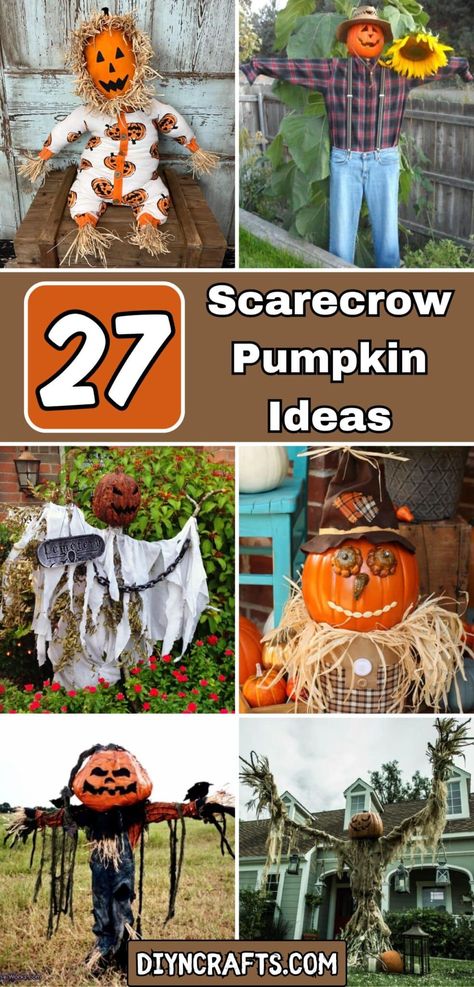 27 Scarecrow Pumpkin Ideas Scarecrow Cake, Scarecrow Painting, Scarecrow Decorations, Make A Scarecrow, Scarecrow Pumpkin, Valentine Day Video, Scarecrow Doll, Diy Scarecrow, Scarecrow Crafts