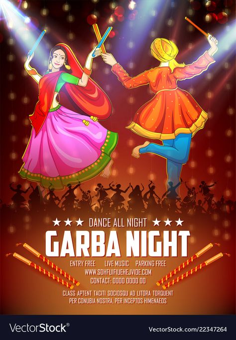 Workshop Poster Design, Onam Images, Workshop Poster, Garba Night, House Warming Ceremony, Navratri Festival, Event Organizer, Night Illustration, Festivals Of India