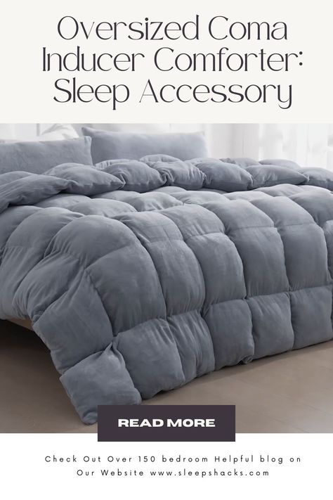 Oversized Coma Inducer Comforter Coma Inducer Comforter, Oversized King Comforter, Oversized Comforter, Weighted Comforter, Zen Bedroom, Sleep Accessories, King Comforter Sets, Down Comforter, King Comforter