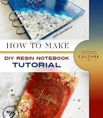 DIY Resin Notebook Tutorial Diy Resin Tutorial, Resin Notebook, Journal Covers Diy, Diy Resin Gifts, How To Make Photo, A5 Notebook Cover, How To Make Resin, Resin Box, Resin Crafts Tutorial