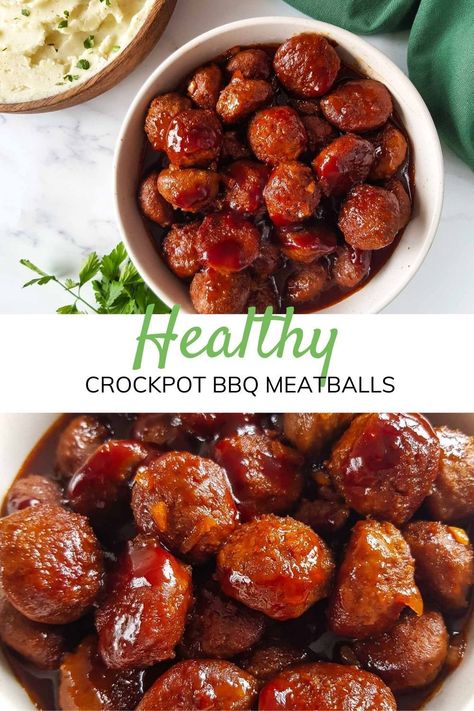 Meatballs Bbq Sauce, Crockpot Bbq Meatballs, Meatballs Bbq, Dairy Free Meatballs, Bbq Turkey Meatballs, Turkey Meatballs Crockpot, Healthy Meatball Recipe, Bbq Meatballs Crockpot, Easy Crockpot Meatballs