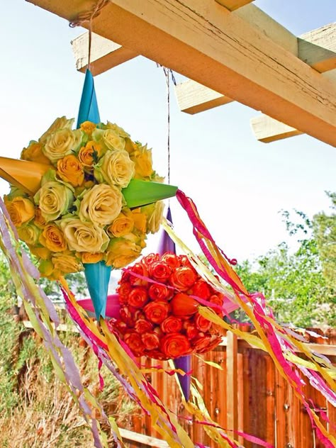 How to Make a Flower Piñata : Holidays and Entertaining : Home & Garden Television Cinco de Mayo decor Pinata Diy, Mexican Birthday Parties, Birthday Fiesta, Mexican Fiesta Party, Mexican Birthday, Fiesta Wedding, Diy Pinata, Fiesta Theme Party, Mexican Party Theme