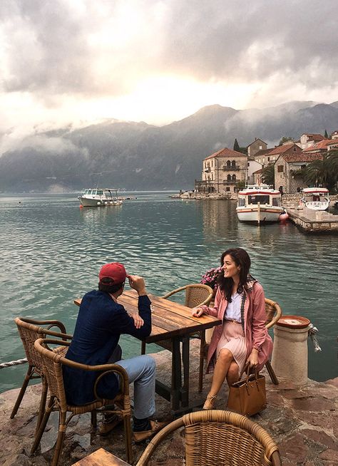 Sarah Vickers, Montenegro Travel, Foggy Weather, Classy Girls Wear Pearls, Wear Pearls, Classy Girl, Beach Photography Poses, Voyage Europe, Romantic Places