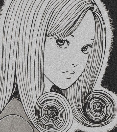 Junji Ito, A Girl, Follow Me, Black And White, White, Black