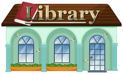 Library Logo Design, Bookshelf System, Library Clipart, Library Drawing, Library Background, Library Icon, Library Logo, Cartoon Building, Bookshelf Art