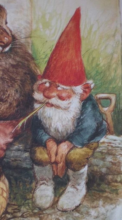 David The Gnome, Elves And Fairies, Fairies Elves, Gnome Garden, Fairy Art, Magical Creatures, Fantasy Artwork, Whimsical Art, Fantasy World