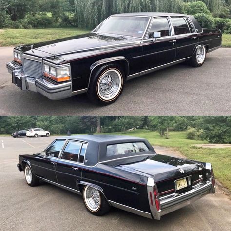 A true classic ♛ 1988 Cadillac Brougham with Vogues. #CadillacBrougham #Voguetyres Classic Cadillac Cars, Toyota Car Models, Buffalo 66, Cadillac Brougham, Old American Cars, Electric Bike Kits, Oldsmobile 442, Cadillac Ct6, Cadillac Fleetwood