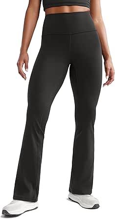 CRZ YOGA Womens Butterluxe High Waist Flare Pants 29" / 30.5" / 32" / 33.5" - Wide Leg Bootcut Yoga Pants with Pocket Lounge High Waist Flare Pants, Crz Yoga, Yoga Pants With Pockets, Flare Leggings, Casual Black, College Outfits, Yoga Women, Yoga Clothes, Black Media