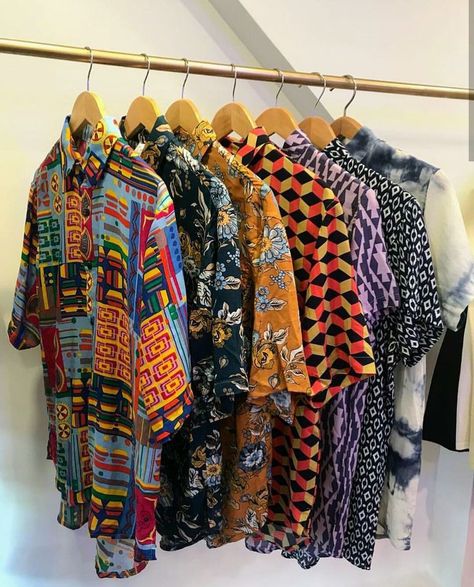 Funky Clothes Men, Funky Outfits Men, Kemeja Lelaki, Funky Shirts, Vintage Menswear, Funky Outfits, Men Stylish Dress, Fashionista Clothes, Mens Wear