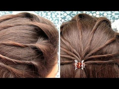 PARTY HAIRSTYLE || OUT GOING HAIRSTYLE TUTORIAL - YouTube Tutorial Hairstyles, Easy Party Hairstyles, Party Hairstyle, Ponytail Hairstyles Easy, Messy Braids, Long Hair Wedding Styles, Medium Long Hair, Super Hair, Hairstyle Tutorial