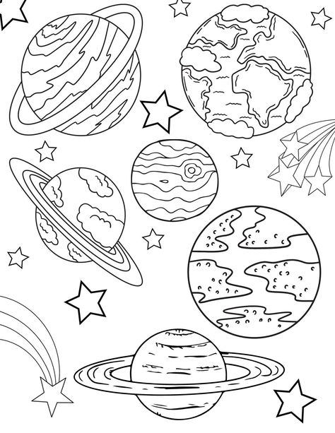 Discover your next coloring adventure! Click the link above to explore a world of coloring pages and let your creativity shine! 😀😜😺 Lauren Atkins, Line Art Coloring Pages, Alien Coloring Pages, Planet Coloring Pages, Mindfulness Coloring, Color Me Happy, Different Types Of Colours, Mexican Art Tattoos, Space Coloring Pages