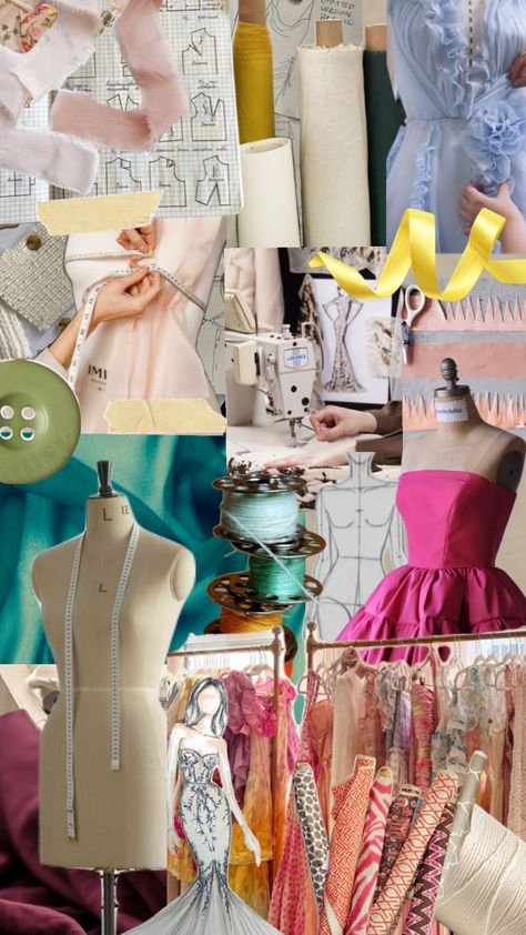 Fashion Designer Fashion Line Aesthetic, Moodboard Fashion Design Mood Boards, Clothing Designer Aesthetic, Fashion Designer Aesthetic Wallpaper, Fashion Designing Aesthetic, Costume Designer Aesthetic, Fashion Design Wallpaper, Fashion Design Aesthetic, Fashion Design Inspiration Board