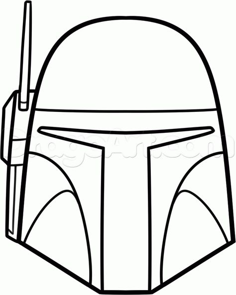 Easy to Draw Star Wars Characters | how to draw boba fett easy step 6 Star Wars Doodles Easy, Star Wars Characters Drawings, Draw Star Wars, Star Wars Zeichnungen, Star Wars Zimmer, Draw Star, Star Wars Art Drawings, Galaxy Cupcakes, Star Wars Cookies