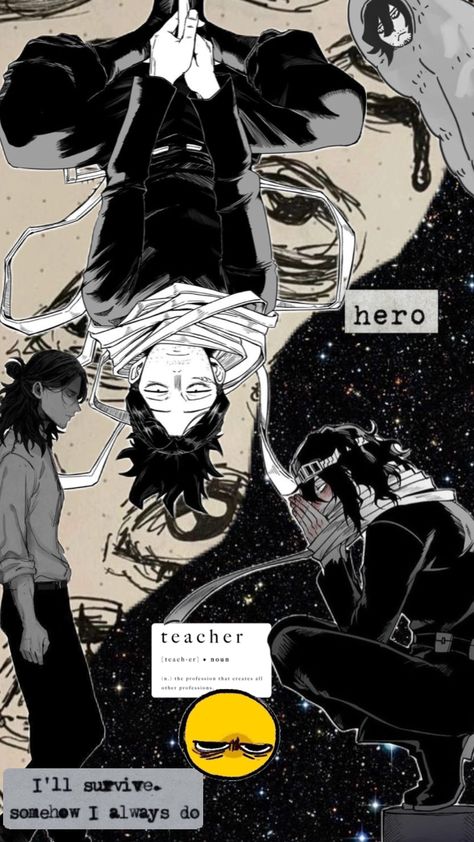 Mha Eraserhead, Anime Fyp, Shouta Aizawa, My Hero Academia, Anime Wallpaper, Anime