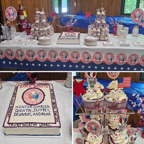 Eagle Coh Food Ideas, Eagle Court Of Honor Cake, Eagle Court Of Honor Ideas, Eagle Scout Court Of Honor Ideas, Law Cake, Eagle Court Of Honor, Eagle Scout Cake, Scout Law, Court Of Honor