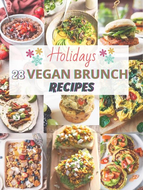 Vegan Brunch Recipes, Vegetarian Brunch, Healthy Vegan Breakfast, Vegan Brunch, Vegetarian Breakfast Recipes, Healthy Vegan Snacks, Brunch Menu, Vegetarian Breakfast, Idee Pasto Sano